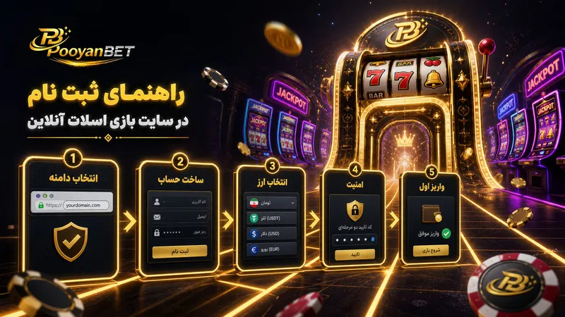 راهنمای ثبت نام در سایت بازی اسلات آنلاین